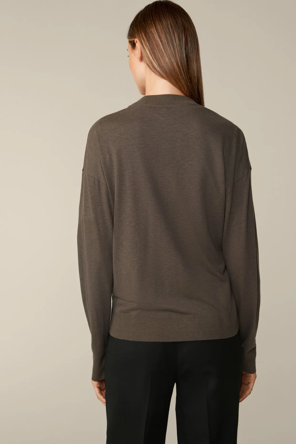 Tencel-Wollmix-Cardigan In
