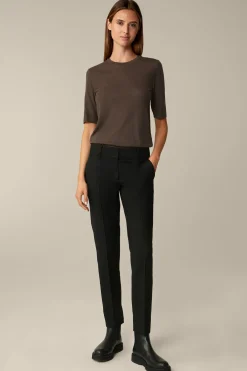 Tencel-Wollmix-Kurzarm-Shirt In
