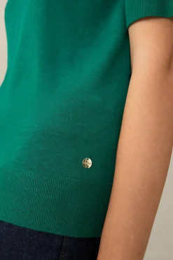 Tencel-Wollmix-Kurzarm-Shirt In