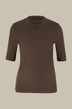 Tencel-Wollmix-Kurzarm-Shirt In