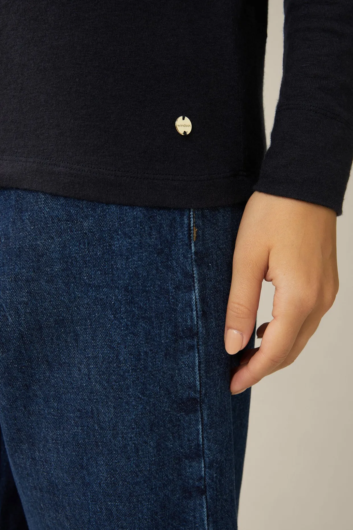 Tencel-Wollstretch-Shirt In