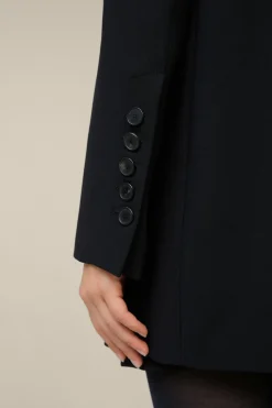 Wollcrepe-Longblazer In