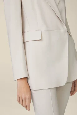 Wollcrepe-Longblazer In