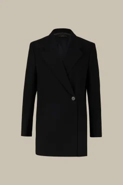 Wollcrepe-Longblazer In