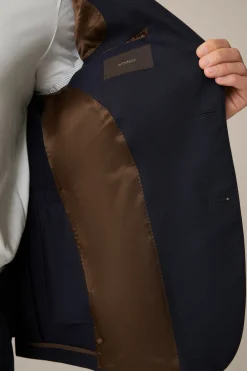 Woll-Flanell-Baukasten-Sakko Sono Mit Stretch In