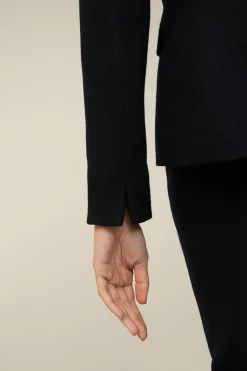 Wolljersey-Blazer In