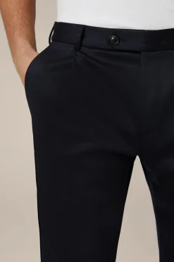 Wolljersey-Bundfaltenhose Floro In
