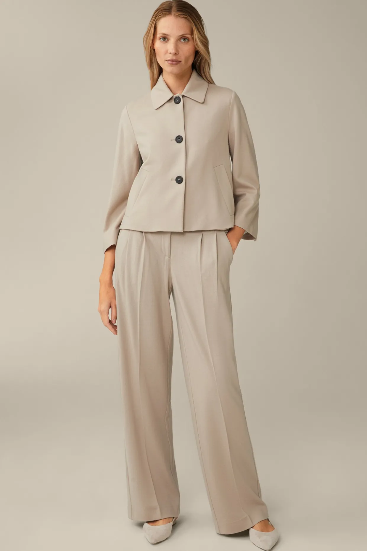 Wolljersey-Marlene-Hose In
