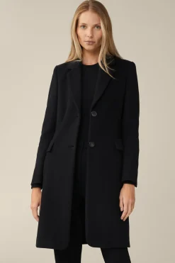Wollmix-Blazer-Mantel In