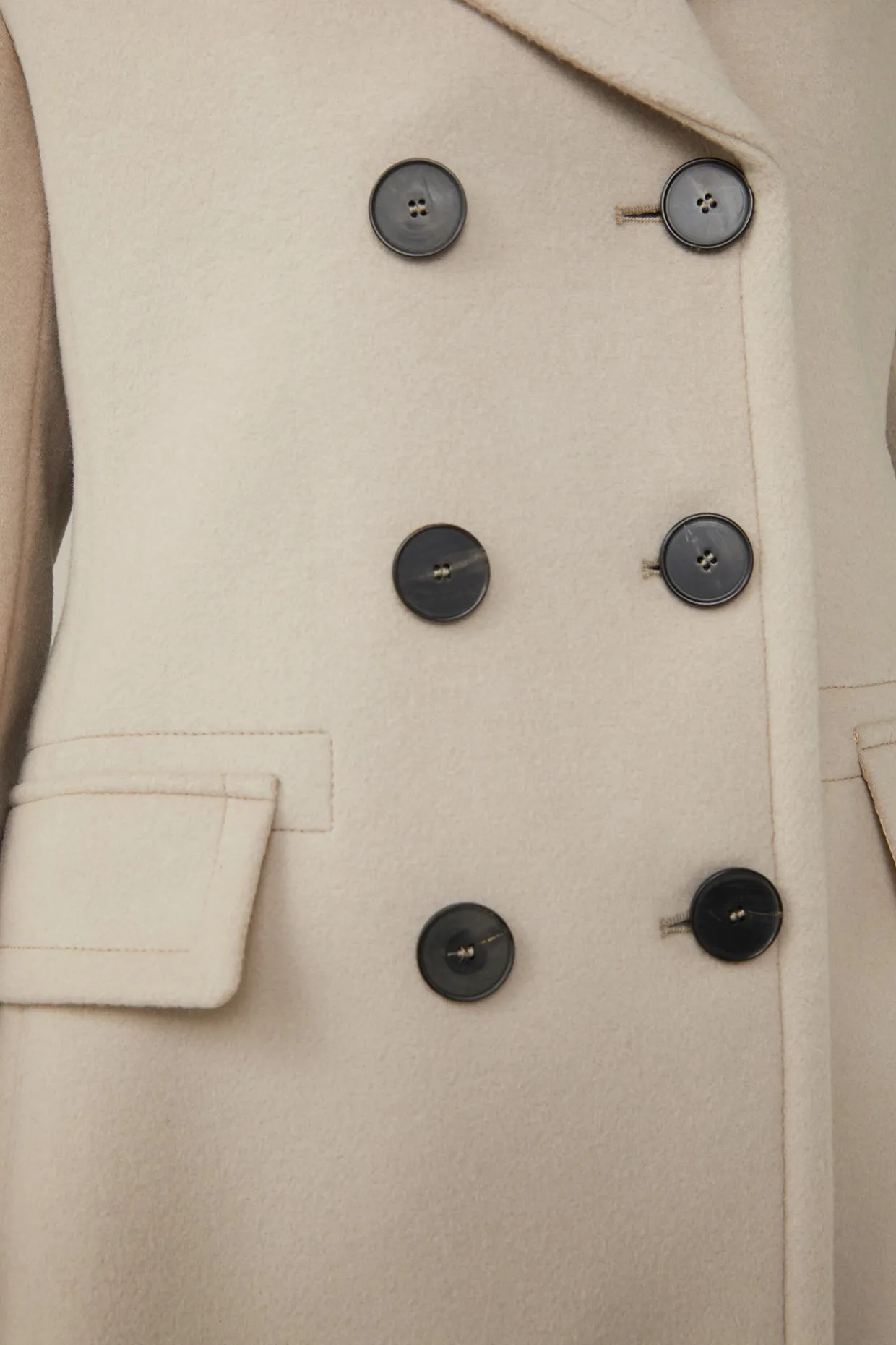 Wollmix-Caban-Jacke In