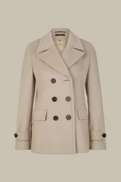 Wollmix-Caban-Jacke In