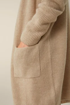 Wollmix-Cardigan Mit Seide Und Cashmere In