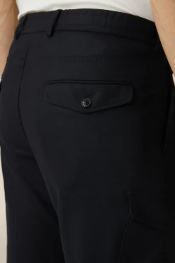 Wollmix-Cargo-Hose Famo Mit Cashmere Und Bundfalte In