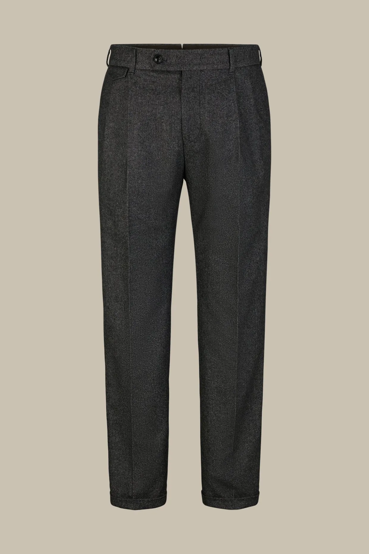 Wollmix-Cashmere-Hose Serpo Mit Bundfalte In