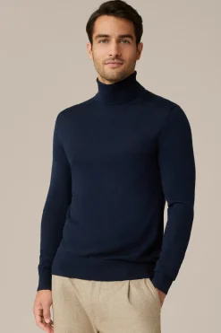 Woll-Rollkragen-Pullover Nando Mit Seide Und Cashmere In