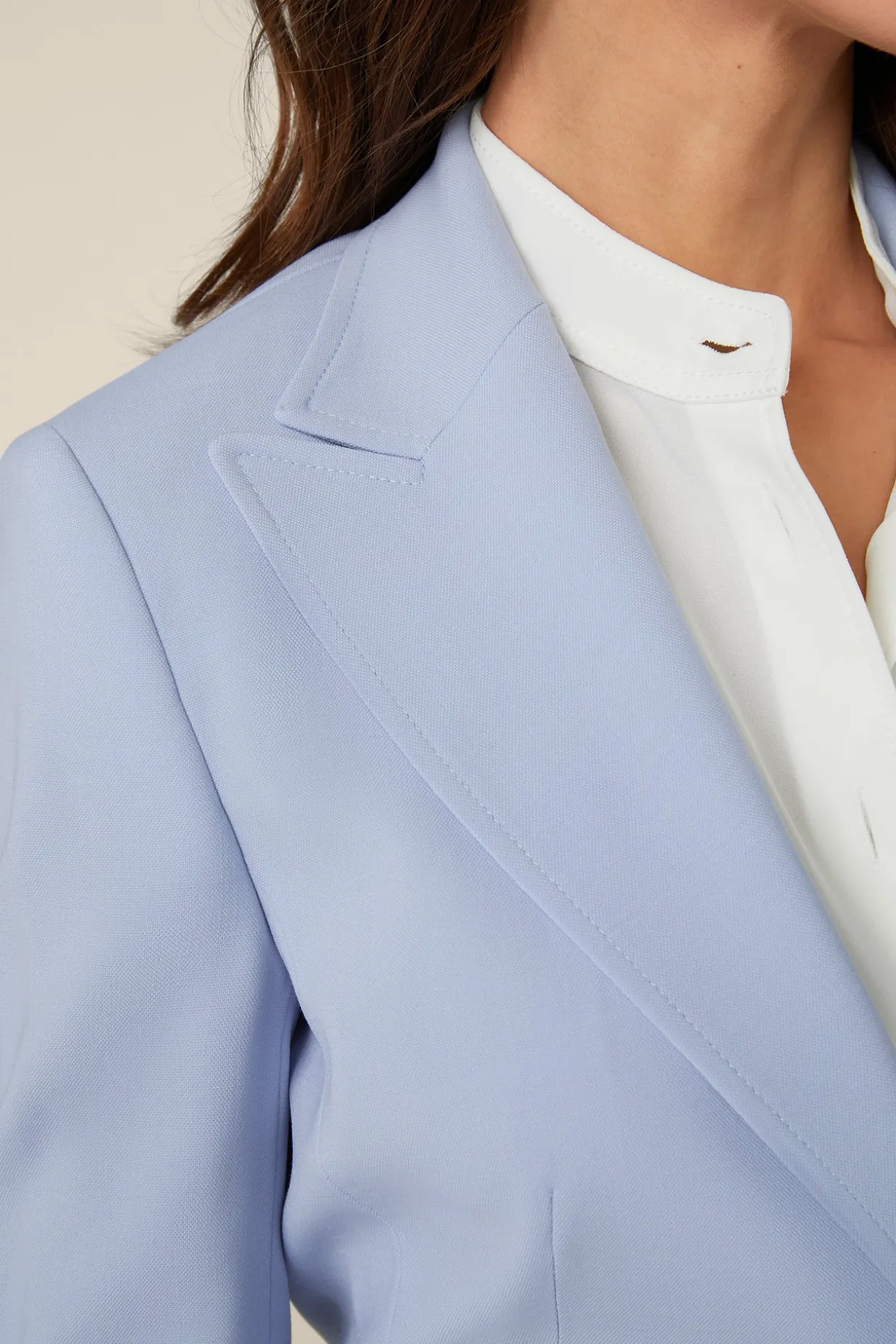 Wollstretch-Blazer In
