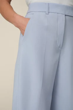 Wollstretch-Palazzo-Hose In