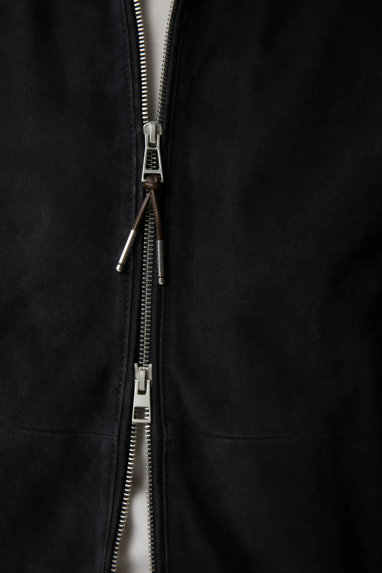 Ziegenvelours-Leder-Blouson Borello In