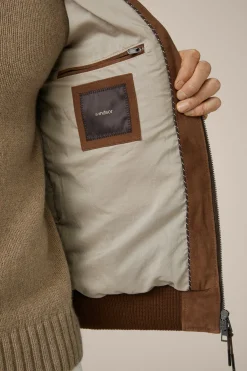 Ziegenvelours-Lederjacke Fornelli In
